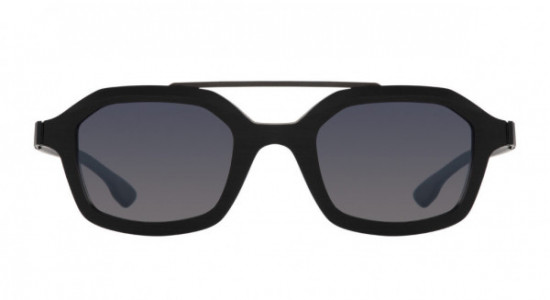 ic! berlin Graham Sunglasses, Ecoblack-Rough-Black