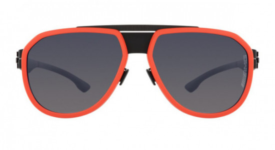 ic! berlin AMG 10 Sunglasses, Black-Orange
