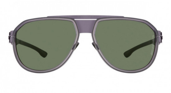 ic! berlin AMG 10 Sunglasses, Aubergine-Grey