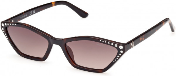 GUESS by Marciano GM00002 Sunglasses, 52F - Dark Havana / Gradient Brown