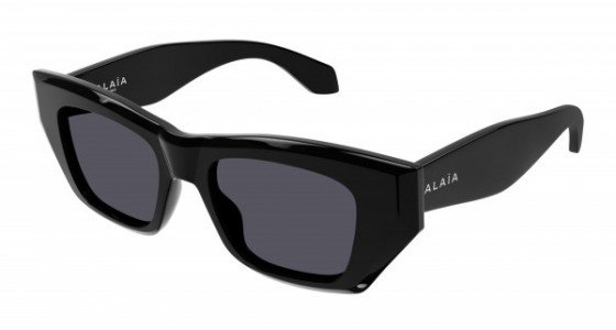 Azzedine Alaïa AA0074S Sunglasses, 001 - BLACK with SMOKE lenses