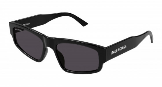 Balenciaga BB0305S Sunglasses, 006 - BLACK with GREY lenses