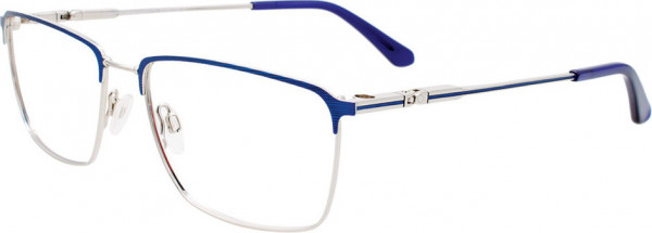 EasyTwist CT269 Eyeglasses, 050 - Satin Blue & Silver