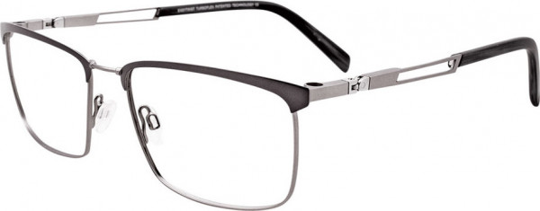 EasyTwist CT264 Eyeglasses, 020 - Matt Steel & MattBlack