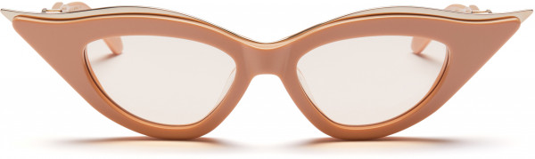 Valentino V - GOLDCUT - II Sunglasses, Beige - White Gold w/ V-Nude - AR