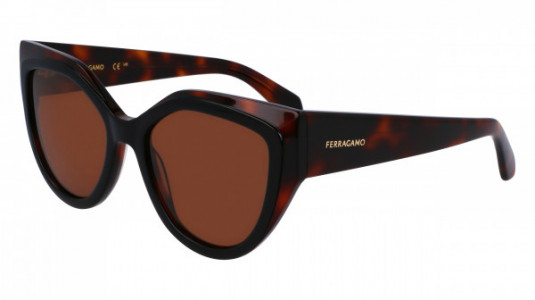 Ferragamo SF2004S Sunglasses, (241) TORTOISE/BLACK