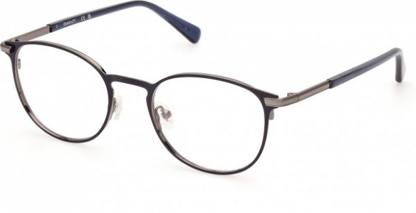 Gant GA50009 Eyeglasses, 090 - Shiny Blue / Shiny Blue