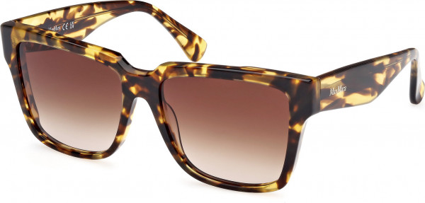 Max Mara MM0078 GLIMPSE2 Sunglasses, 53F - Blonde Havana / Blonde Havana
