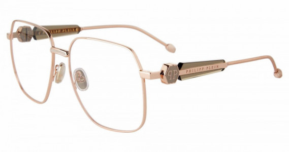 Philipp Plein VPP126S Eyeglasses, COPPER GOLD WITH COLOURS (02AM
