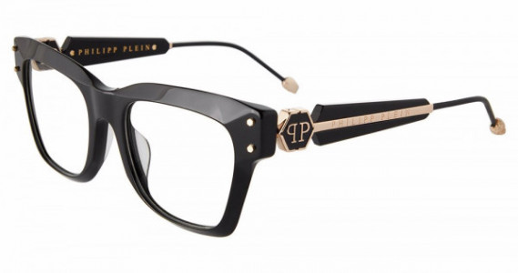 Philipp Plein VPP125S Eyeglasses, BLACK (0700)