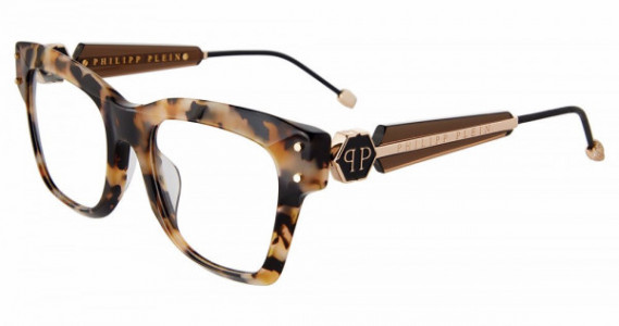 Philipp Plein VPP125S Eyeglasses, MULTICOLOR KHAKI HAV (0KHA)
