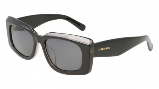 Ferragamo SF1079SLB Sunglasses, (022) DARK GREY/GREY