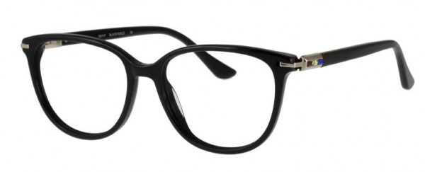 Grace G8147 Eyeglasses, C1 BLACK/GOLD