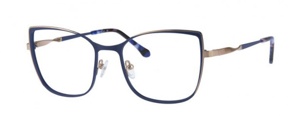 Grace G8142 Eyeglasses, C1 BLU/SHNY GLD