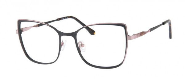 Grace G8142 Eyeglasses, C3 MT BLK/SNY PK GLD