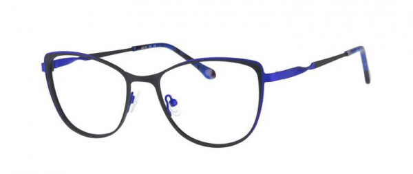 Grace G8141 Eyeglasses, C2 MT BLK/MT BLU