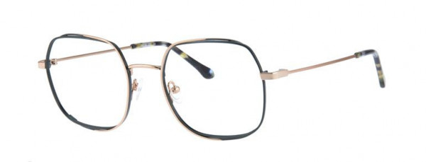 Grace G8140 Eyeglasses, C2 DK GRN/RSE GLD