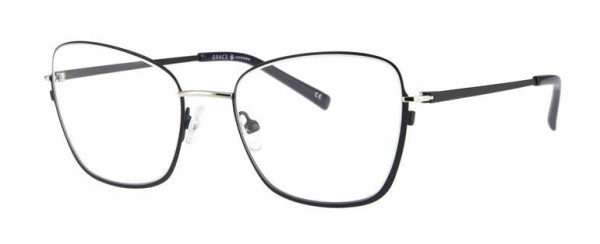 Grace G8132 Eyeglasses, C2 MT DK BLU/SILVER