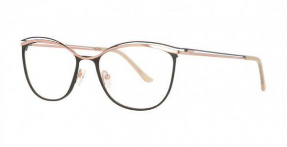 Grace G8131 Eyeglasses, C2 MTBLK/ROSE GLD
