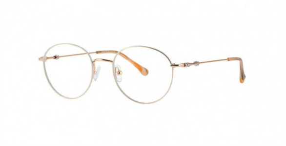 Grace G8121 Eyeglasses, C3 ROSE GOLD/WHITE