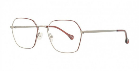 Grace G8118 Eyeglasses, C3 RED/SHINY GUN