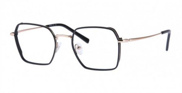 Grace G8104 Eyeglasses, C1 MT BLK/SHINY GOLD