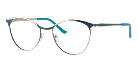 Grace G8102 Eyeglasses, C2 TURQ/GOLD