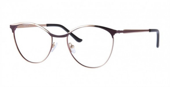 Grace G8102 Eyeglasses, C3 PURP BRN/RSE GOLD