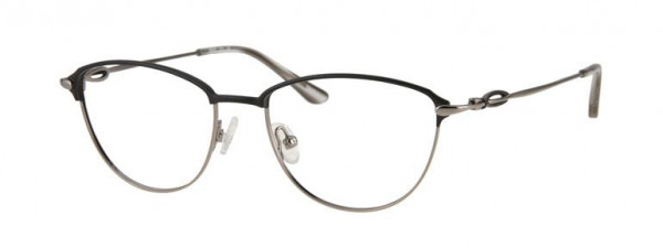 Grace G8093 Eyeglasses, C2 SHY GUN/MT BLK