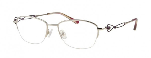 Grace G8090 Eyeglasses, C1 SILVER/PURPLE