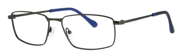 Headlines HL-1536 Eyeglasses, C2 MATT GUN/BLUE