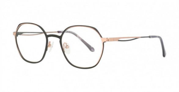 Ice Cream IC9173 Eyeglasses, C2 BLK/ROSE GLD