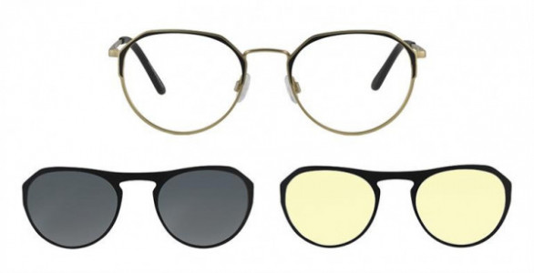 Interface IF2022 Eyeglasses, C1 IFKB MT BLK/GOLD