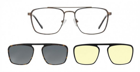 Interface IF2015 Eyeglasses, C3 IFKB DEMI BROWN