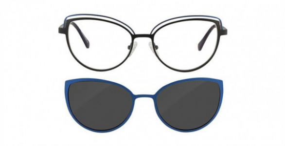 Interface IF2010 Eyeglasses, C1 IFK BLACK/BLUE