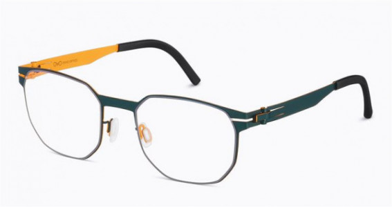 Ovvo Optics 6042 Eyeglasses, C1 546/137 HUNTER GREEN/APRICOT