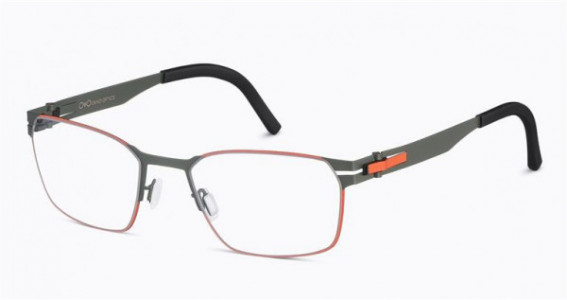 Ovvo Optics 6038 Eyeglasses, C1 7S/189 DEEP OLIVE/ORANGE