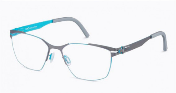 Ovvo Optics 6031 Eyeglasses, C1 85/28C GRAPHITE/CYAN