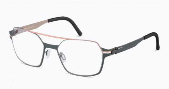 Ovvo Optics 6030 Eyeglasses, C1 71A DEEP OLIVE/LATTE/PEACH