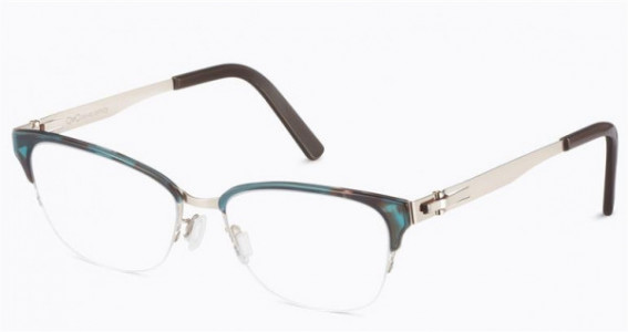 Ovvo Optics 3941 Eyeglasses, C1 GOLD 63B  W/ EMERALD