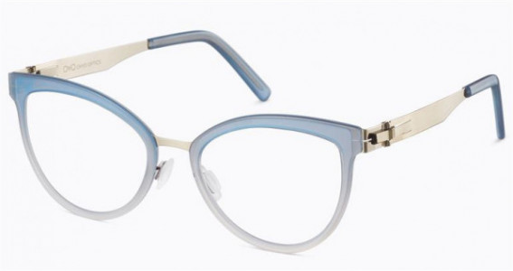 Ovvo Optics 3789 Eyeglasses, C1 L63B GOLD W/PASTEL BLUE GRADIENT