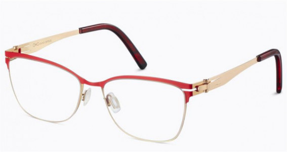 Ovvo Optics 3752 Eyeglasses, C1 60/200 GOLD/CRIMSON