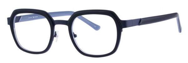 Staag SG-CARY Eyeglasses, C1 BLACK/DARK BLUE