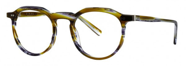 Staag SG-CLYDE Eyeglasses, C3 WARM PURP GOLD