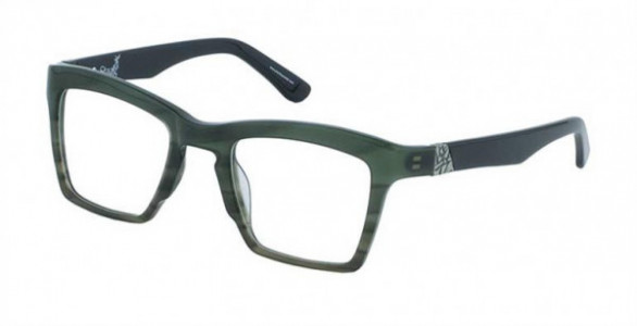 Staag SG-EVERETT Eyeglasses, C2 OLIVE GREEN-BLACK