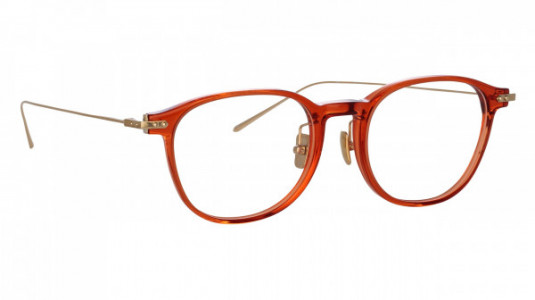 Linda Farrow LF16LB MEIER Eyeglasses, (015) AMBER/LIGHT GOLD