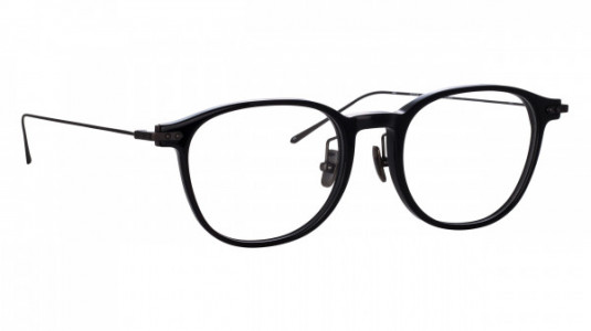 Linda Farrow LF16LBB MEIER Eyeglasses, (014) BLACK/MATT NICKEL