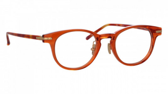 Linda Farrow LF25LB BAY Eyeglasses, (014) AMBER/AMBERT-SHELL/LIGHT GOLD