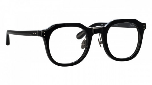 Linda Farrow LFL1103 FLETCHER Eyeglasses, (014) BLACK/NICKEL