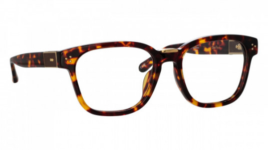 Linda Farrow LFL1402 STEFFEN Eyeglasses, (005) DARKT-SHELL/YELLOW GOLD/CHOCO